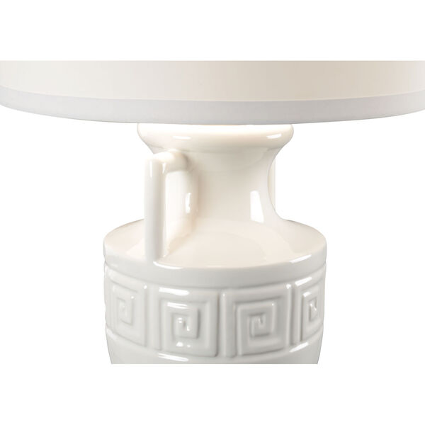 Bradshaw Orrell White Glaze One-Light Ceramic Table Lamp, image 2
