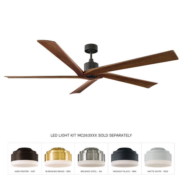 Aspen Aged Pewter 70-Inch Indoor Outdoor Ceiling Fan, image 2