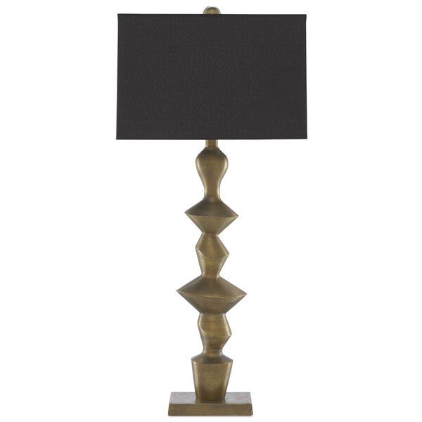 Reginald Antique Brass One-Light Table Lamp, image 2
