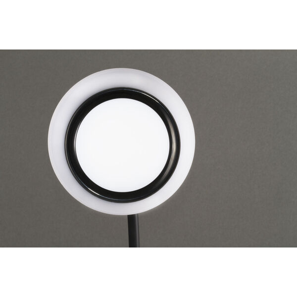 Shine Black LED Desk Lamp with Wireless Charging, image 6