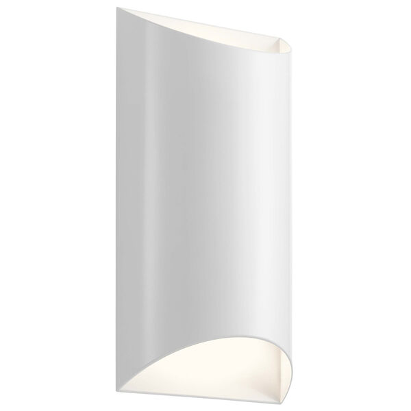 Wesley White Two-Light LED Outdoor Wall Sconce, image 1