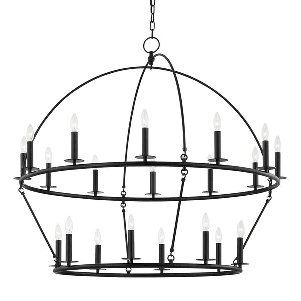 Howell Aged Iron 20-Light Chandelier, image 1