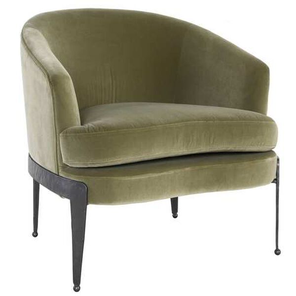 Olive Green Accent Chair, image 3