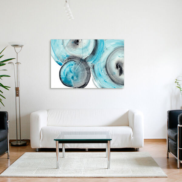 Ripple Effect IV Frameless Free Floating Tempered Glass Graphic Wall Art, image 4