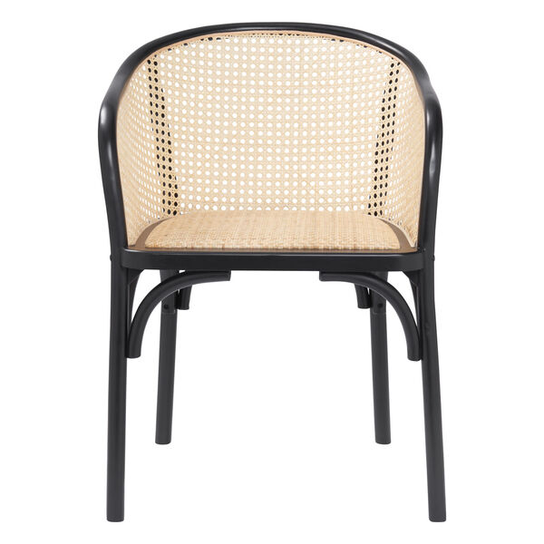 Elsy Black Arm Chair, image 1
