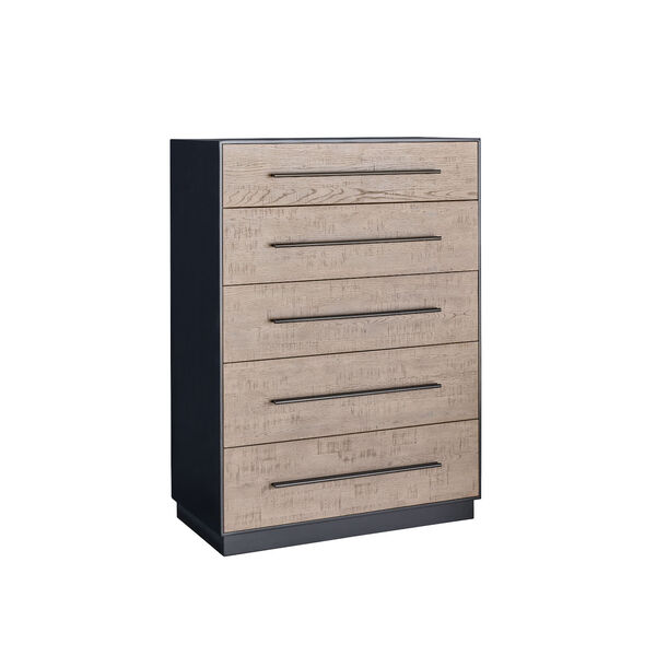 Calloway Beige and Black Drawer Chest, image 2