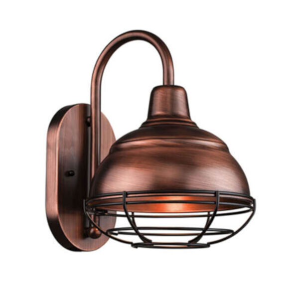 Revolution Natural Copper 8-Inch One-Light Outdoor Wall Mount, image 1