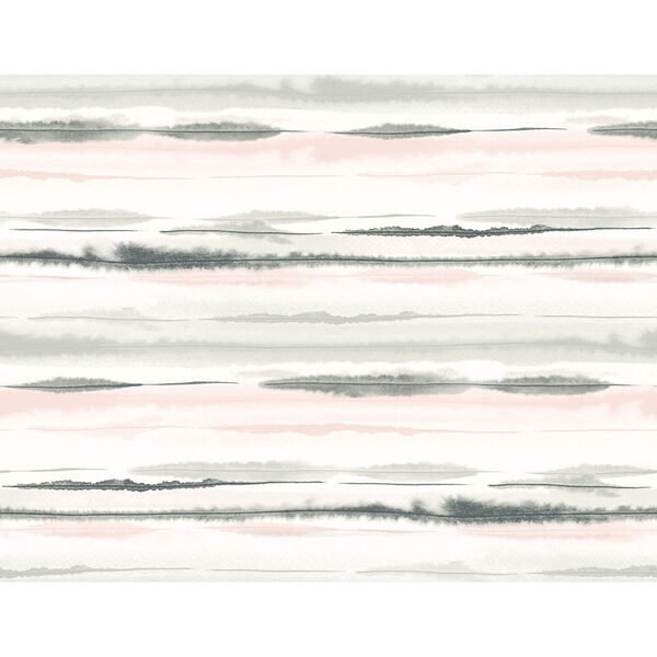 Lillian August Luxe Haven Beige Horizon Stripe Peel and Stick Wallpaper, image 2
