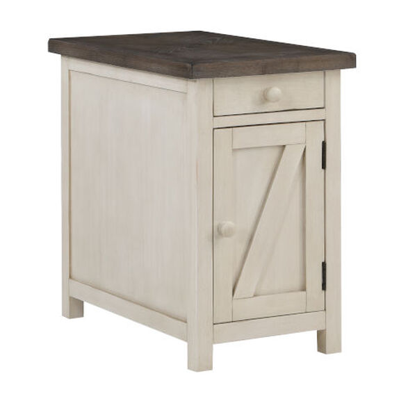 Bar Harbor II Cream Chairside Accent Table, image 1