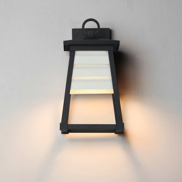 Shutters Black Eight-Inch One-Light Outdoor Wall Sconce, image 3