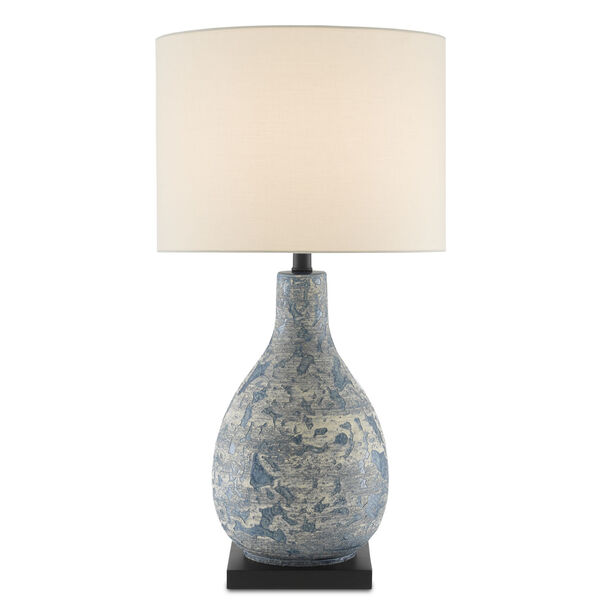 Ostracon Vintage Blue One-Light Table Lamp, image 1