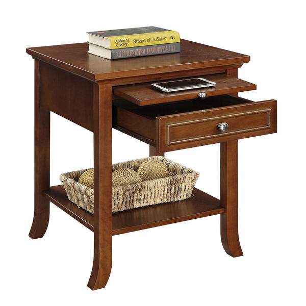 American Heritage Logan End Table with Drawer and Slide, image 2