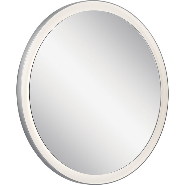 Ryame Silver Matte 31-Inch LED Lighted Mirror, image 1
