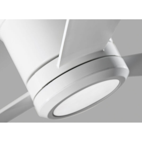 Clarity Matte White 52-Inch LED Ceiling Fan, image 4
