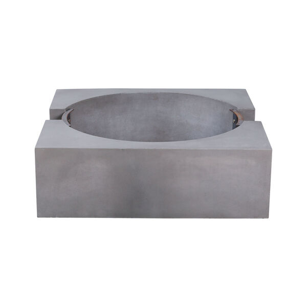 Volcano Polished Concrete Outdoor Fire Pit, image 6
