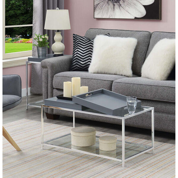 Palm Beach Gray Accent Coffee Table, image 1