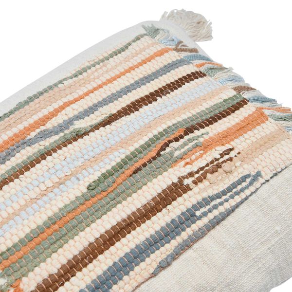 Multicolor Woven Cotton Slub Lumbar 24 x 16-Inch Pillow, image 2