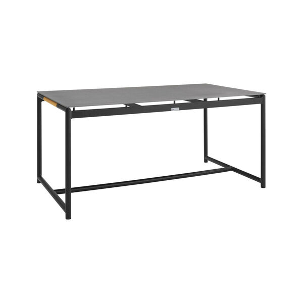 Crown Black Outdoor Dining Table, image 1