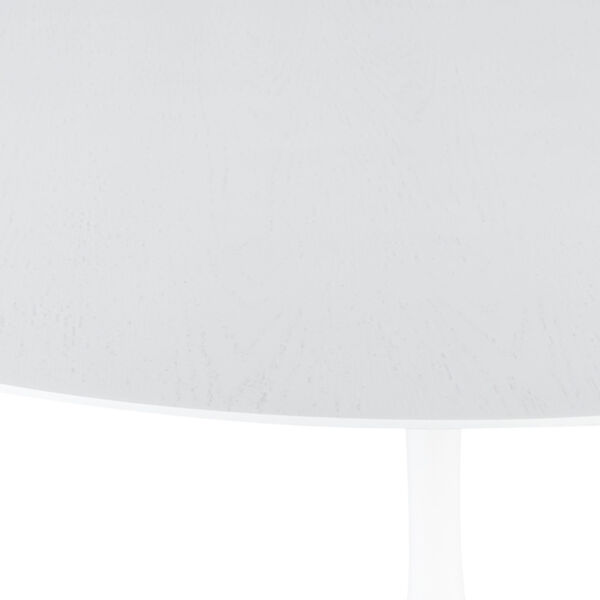 Cal White Dining Table, image 2