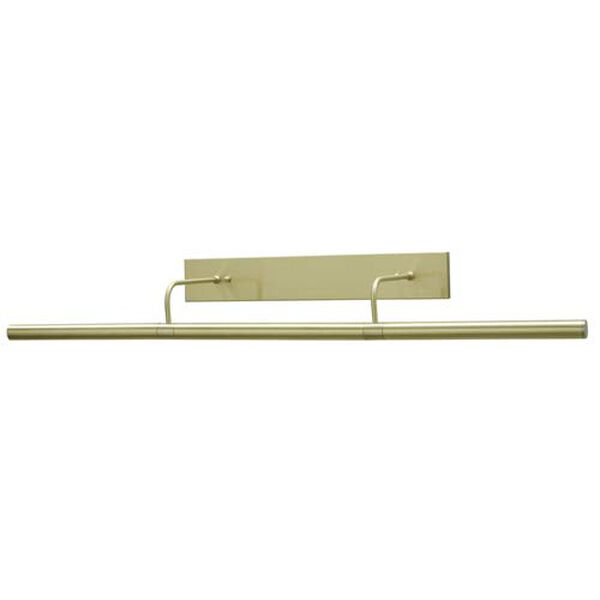 Direct Wire Slim-line 36-Inch Satin Brass Picture Light, image 1