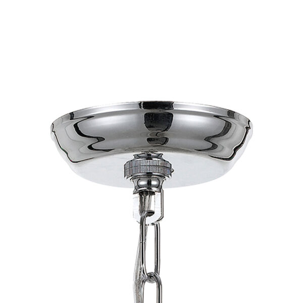 Othello 24-Inch Polished Chrome Five-Light Chandelier, image 4