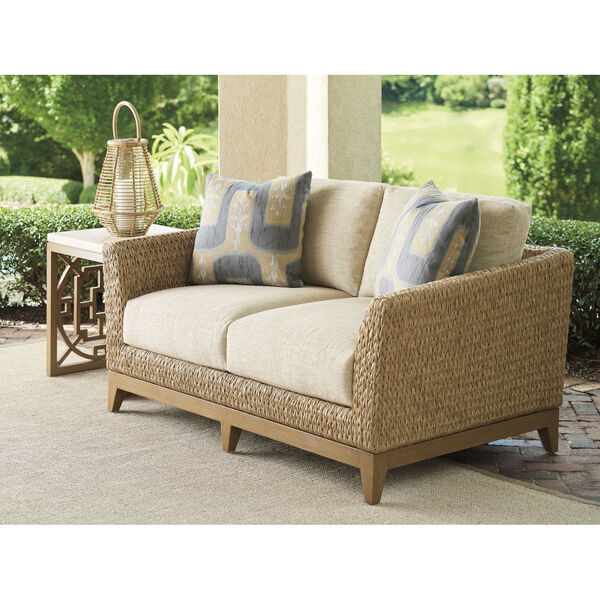 Los Altos Valley View Brown and Ivory Loveseat, image 2