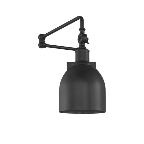 Isles Matte Black One-Light Wall Sconce, image 2