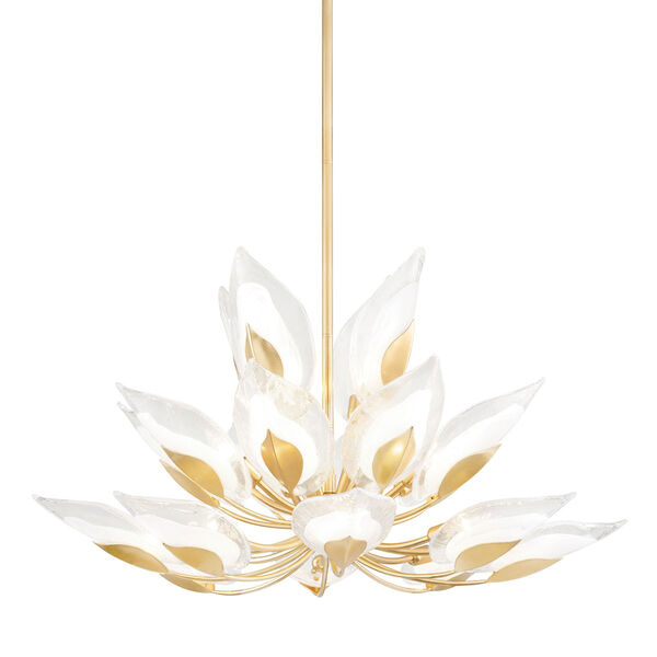 Blossom Gold 20-Light Chandelier, image 1