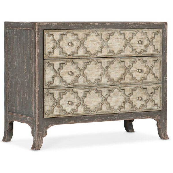 Alfresco Dark Gray and Light Taupe Bachelors Chest, image 1