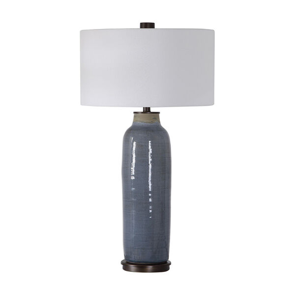Vicente Slate Blue One-Light Table Lamp, image 2