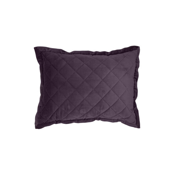Velvet Diamond Amethyst 12 In. X 16 In. Quilted Throw Pillow, image 1