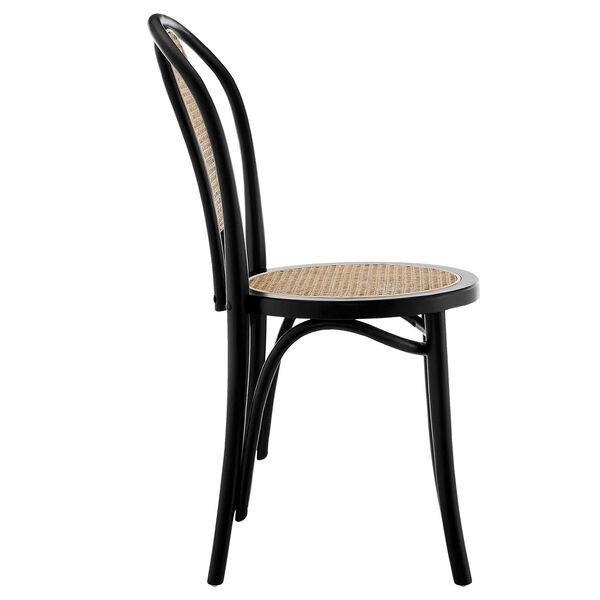 Liva Black Side Chair, Set of Two, image 4