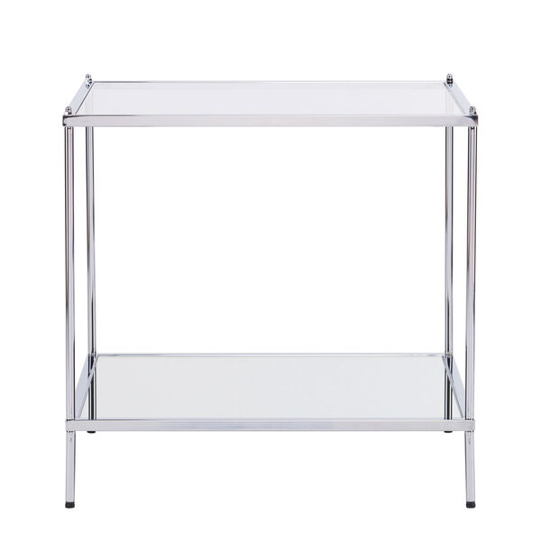 Knox Glam Chrome Mirrored End Table, image 5