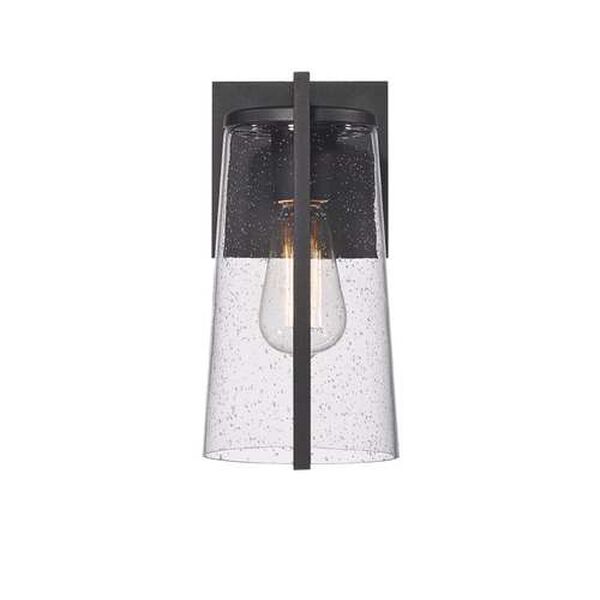Portofino Black 11-Inch LED Outdoor Wall Sconce, image 1