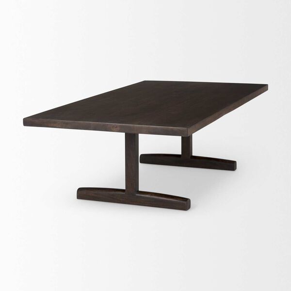Viktor Dark Brown Solid Wood Coffee Table, image 4