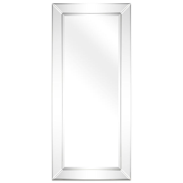 Moderno Clear 54 x 24-Inch Beveled Rectangle Wall Mirror, image 3