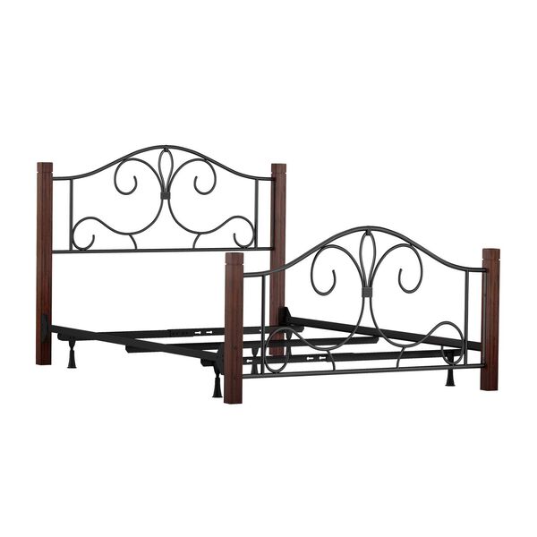 Destin Brushed Cherry Queen Bed, image 9