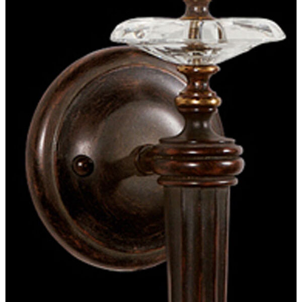 Eaton Place One-Light Wall Sconce in Rustic Iron Finish, image 2