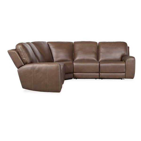Light Brown Torres Five-Piece Power Recline Sectional, image 5