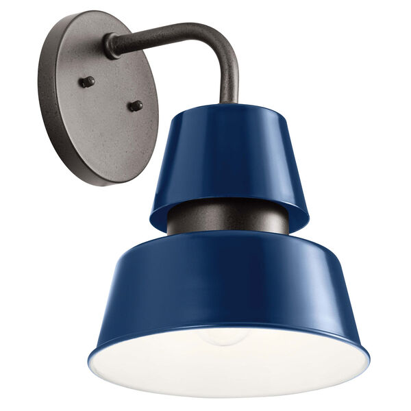 Lozano Catalina Blue 13-Inch One-Light Outdoor Wall Sconce, image 1