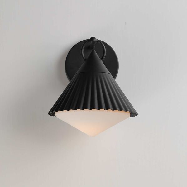 Odette Black 10-Inch One-Light Outdoor Wall Sconce, image 3