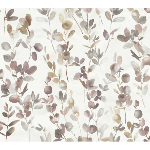 Candice Olson Modern Nature 2nd Edition Purple Joyful Eucalyptus Wallpaper, image 3