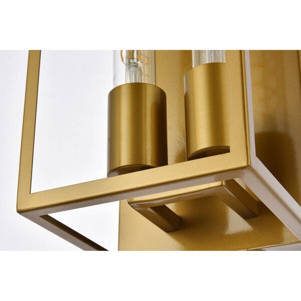Voir Brass Two-Light Wall Sconce, image 5