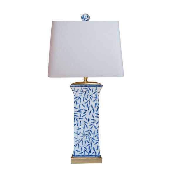 Porcelain Ware Blue and White 28-Inch One-Light Table Lamp, image 1