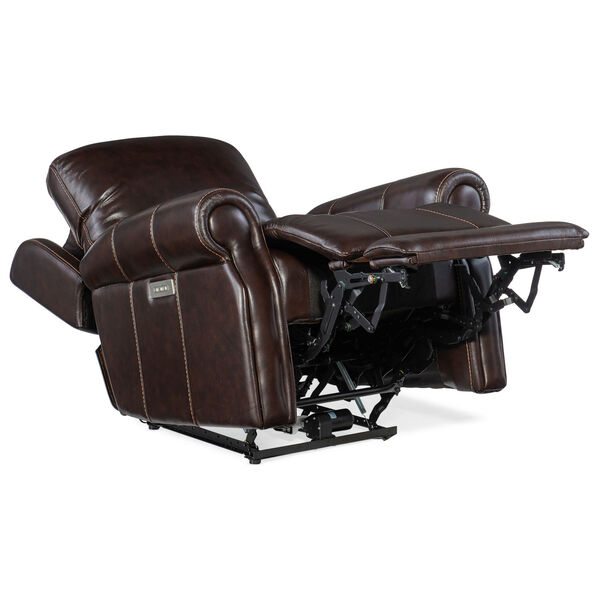 Eisley Rich Brown Power Recliner with Power Headrest and Lumbar, image 3