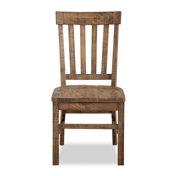Willoughby Dining Side Chair Wood Seat and Wood Slat Back in Weathered Barley, image 5