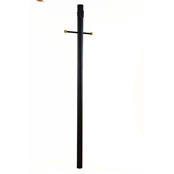 Matte Black 84-Inch Outdoor Post with Photocell, image 1