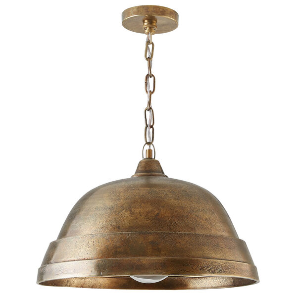 Independent Oxidized Brass One-Light Pendant, image 5
