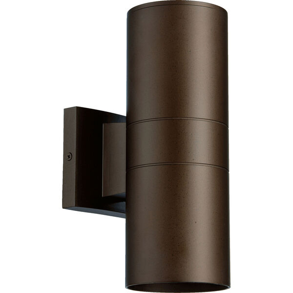 Architectural Oiled Bronze 4.5-Inch Two-Light Outdoor Wall Mount, image 1