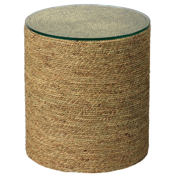 Harbor Natural Sea Grass Side Table, image 1
